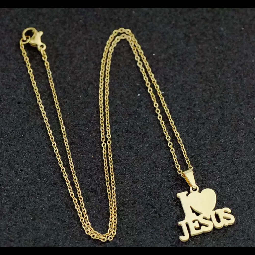 Spiritual Jesus Cross Fashion Necklace sets Metal Pendant Necklace Jewelry